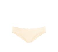 LASCANA - LASCANA Slip (Baumwolle) 1xcreme - Gr. - 38