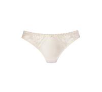 Tanga LASCANA "Flora", Damen, Gr. 36/38, beige (champagner), Spitze, Obermaterial: 89% Polyamid, 11% Elasthan, Unterhosen Tanga, hinten aus leicht transparenter Spitze (77236556-36) champagner