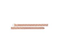 LASCANA Flechtgürtel, Hüftgürtel aus Leder 90 rosa Damen Ledergürtel Gürtel Accessoires Flechtgürtel 90 hellrosa