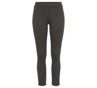 Leggings LASCANA, Damen, Gr. 36/38, N-Gr, beige (beige schwarz gemustert), Obermaterial: 84% Polyester, 13% Viskose, 3% Elasthan, Ajourstrickmuster, klassisch, figurbetont knöchelfrei, Hosen, mit Ajou