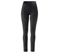 Leggings LASCANA, Damen, Gr. 36/38, N-Gr, schwarz, Cord, Obermaterial: 97% Polyester, 3% Elasthan, unifarben, Basic, figurbetont lang, Hosen, aus weichem Material in Cord-Optik, Loungewear (18798759-3