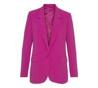 Longblazer LASCANA Gr. 38, pink (fuchsia) Damen Blazer mit Reverskragen und Schlitz hinten, Damenblazer, elegant-chic (47710568-38) fuchsia
