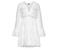 LASCANA mit Spitzeneinsätzen, Tunika, Blusenkleid, Strandmode (51091106-44) sanftes weiß