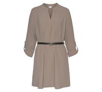 Longbluse LASCANA Gr. 46, grau (taupe) Damen Blusen Bestseller (87474224-46) taupe