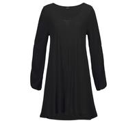 Longshirt LASCANA Gr. 40/42, schwarz Damen Shirts (819150-40) schwarz