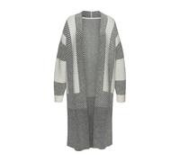 LASCANA Longstrickjacke Damen creme-schwarz Gr.40/42