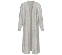 LASCANA Longstrickjacke Damen grau-multicolor Gr.40/42