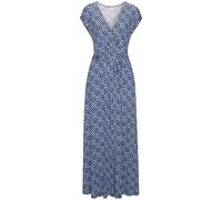 LASCANA Maxikleid Damen blau bedruckt Gr.46