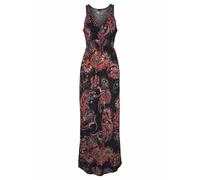 LASCANA Maxikleid Damen schwarz-bedruckt Gr.46