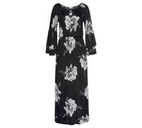 LASCANA Maxikleid Damen schwarz-creme-bedruckt Gr.48