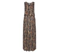 Maxikleid LASCANA Gr. 44, N-Gr, bunt (schwarz, curry, bedruckt) Damen Kleider Strandkleider mit Paisleyprint (39474459-44)