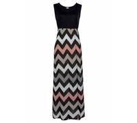 Maxikleid LASCANA Gr. 38, N-Gr, bunt (schwarz, rose, creme, taupe) Damen Kleider (51340600-38) schwarz, rose, creme, taupe