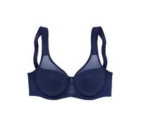 Minimizer-BH NUANCE, Damen, Gr. 90, Cup D, blau (dunkelblau), Netz, Obermaterial: 79% Polyamid, 15% Polyester, 6% Elasthan, feminin, BHs, mit Bügel und transparenten Netzeinsätzen im Obercup (37014752