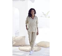 Sweatjacke LASCANA, Damen, Gr. 40/42, grau (silber grau), angeraute Sweatware, Obermaterial: 50% Baumwolle, 50% Polyester, casual, bequem, Langarm Rippbündchen, Sweatjacken Homewear Oberteile, mit Tun