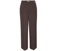 LASCANA "mit weitem Bein aus weicher und leichter Webware" Sommerhose im Business-Look, elegante Anzughose mit Taschen (24284822-42) dunkelbraun