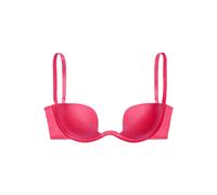 Multiway-BH LASCANA, Damen, Gr. 85, Cup AA, pink (hot pink), Microtouch, Obermaterial: 45% Polyamid, 45% Polyester, 10% Elasthan, Basic, BHs, mit vielen verschiedenen Tragevarianten und tiefem Ausschn
