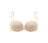 Multiway-BH LASCANA, Damen, Gr. 70, Cup A, beige (puder), Spitze, Obermaterial: 85% Polyamid, 15% Elasthan, BHs, mit nahtlos vorgeformten Schalen und vielen Tragevarianten (84103752-70) puder