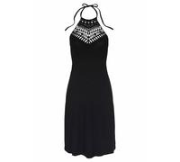 Neckholderkleid LASCANA Gr. 44, N-Gr, schwarz Damen Kleider (805539-44) schwarz