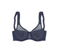LASCANA - NUANCE Minimizer bra navy solid - Gr. - 75E