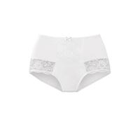 Nuance High-Waist-Panty, mit Spitzeneinsätzen 48/50 weiß Damen Klassische Panties Damenwäsche High-Waist-Panty 48/50 weiß