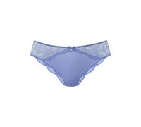 Tanga NUANCE "Vivianna", Damen, Gr. 40/42, kornblumenblau, Microfaser, Obermaterial: 88% Polyamid, 12% Elasthan, figurbetont, Unterhosen Tanga, mit feinen Spitzen-Details (32254248-40) kornblumenblau