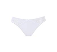 Slip NUANCE, Damen, Gr. 48/50, weiß, Microtouch, Spitze, Obermaterial: 85% Polyamid, 15% Elasthan, Unterhosen, aus weichem Microtouch-Material mit Spitzeneinsätzen, Basic (54471031-48) weiß