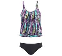 LASCANA Oversize-Tankini Damen schwarz-bedruckt Gr.48