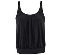 Lascana Damen Tankini-Top Oversize vielseitig Schwarz Größe 38
