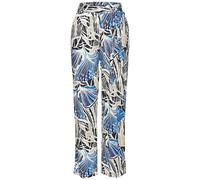 LASCANA Palazzohose Damen blau-creme-sand bedruckt Gr.34