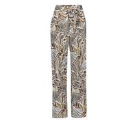 LASCANA Palazzohose Damen creme-khaki-hellblau-braun bedruckt Gr.42