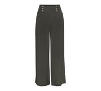 Palazzohose LASCANA, Damen, Gr. 36, N-Gr, grün (khaki), Web, Obermaterial: 100% Viskose, unifarben, modisch, figurumspielend bodenlang, Hosen, mit Taschen, Sommerhose, Wide-Leg (18899609-36) khaki