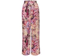 Palazzohose LASCANA, Damen, Gr. 46, N-Gr, pink (pink bedruckt), Web, Obermaterial: 100% Viskose, bedruckt, modisch, figurumspielend bodenlang, Hosen, mit Alloverprint (43681505-46) pink bedruckt