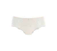 Panty LASCANA "Flora", Damen, Gr. 36/38, beige (champagner), Spitze, Microtouch, Obermaterial: 89% Polyamid, 11% Elasthan, Unterhosen, mit feiner, leicht transparenter Spitze und edlem Accessoire (175