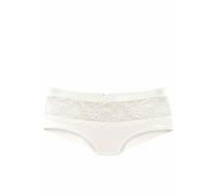 Panty LASCANA "Nina", Damen, Gr. 36/38, beige (creme), Obermaterial: 80% Polyamid, 20% Elasthan, Unterhosen Panty, mit transparenter Spitze vorne (835639-36) creme