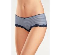 Panty LASCANA Gr. 44/46, blau (marine, gepunktet, gestreift, uni) Damen Unterhosen (502250-44) marine, gepunktet, gestreift, uni
