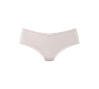 Panty LASCANA "Tiziana", Damen, Gr. 40/42, beige (puder), Spitze, Obermaterial: 84% Polyamid, 16% Elasthan, Unterhosen Panty, mit modischer Zierkante und hübschen Accessoires (21617844-40) puder