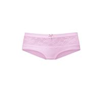 Panty LASCANA "Nina", Damen, Gr. 36/38, rosa, Obermaterial: 80% Polyamid, 20% Elasthan, Unterhosen Panty, mit transparenter Spitze vorne (91866716-36) rosa
