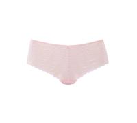 Panty LASCANA "Amira", Damen, Gr. 40/42, rosa (rosé), Microtouch, Obermaterial: 89% Polyamid, 11% Elasthan, körpernah, Unterhosen Panty, aus dezent transparenter Spitze (46717214-40) rosé