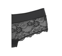 Panty LASCANA "Melissa", Damen, Gr. 36/38, schwarz, Obermaterial: 90% Polyamid, 10% Elasthan, Unterhosen Panty, aus feiner, floraler Spitze (54738306-36) schwarz