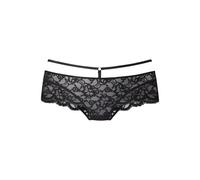 Panty LASCANA, Damen, Gr. 36/38, schwarz, Obermaterial: 88% Polyamid, 12% Elasthan, figurbetont, Unterhosen Panty, in aufregender Leo-Optik (74515035-36) schwarz