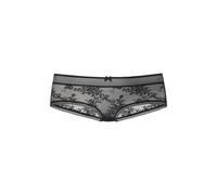 Panty LASCANA, Damen, Gr. 44/46, schwarz, Spitze, Obermaterial: 88% Polyamid, 12% Elasthan, Unterhosen Panty, aus floraler Jacquardspitze (64380766-44) schwarz