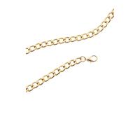 Panzerkette LASCANA, Damen, Gr. Metall, gold (goldfarben), Halsketten Panzerkette, Halskette, Halsschmuck, Gliederkette (85959246-0) goldfarben