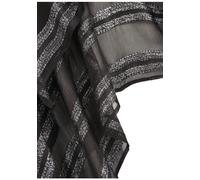 LASCANA Pareo Damen schwarz / silberfarben Gr.