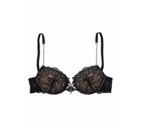 LASCANA Push-up-BH, mit Perlendetails 70, Cup C schwarz Damen Bügel-BHs BHs Damenwäsche Push-up-BH 70, Cup C schwarz, creme