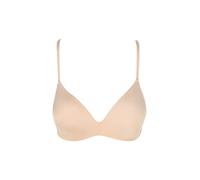 Push-up-BH LASCANA, Damen, Gr. 70, Cup A, braun (toffee), Microtouch, Obermaterial: 60% Polyamid, 35% Polyester, 5% Elasthan, Basic, BHs Push-up-BH, ohne Bügel, mit eingearbeitetem Polster im Untercup