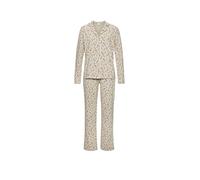 LASCANA Damen Pyjama grün-gemustert Gr.40/42