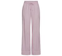 Pyjamahose LASCANA, Damen, Gr. 38, N-Gr, rosa (altrosa gestreift), Web, Obermaterial: 100% Viskose, gestreift, Basic, lässig geschnitten lang, Hosen Pyjamahose, in weiter Form (33030661-38) altrosa ge