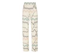 Pyjamahose LASCANA, Damen, Gr. 40/42, N-Gr, beige (beige, allover), Single Jersey, Obermaterial: 95% Viskose, 5% Elasthan, bedruckt, gemustert, Basic, bequem lang, Hosen Pyjamahose, mit grafischem Zic