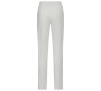 Pyjamahose LASCANA, Damen, Gr. 32/34, N-Gr, grau meliert, Single Jersey, Obermaterial: 50% Baumwolle, 50% Viskose, meliert, unifarben mit Farbeinsatz, Basic, Basic lang, Hosen Pyjamahose, mit Kontrast