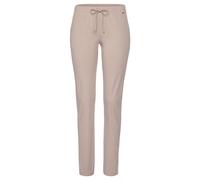 Schlafhose LASCANA, Damen, Gr. 40/42, N-Gr, braun (nougat), Single Jersey, Obermaterial: 50% Baumwolle, 50% Viskose, unifarben, bequem lang, Hosen Schlafhose, Uni oder mit tollem Animal-Print (4187352